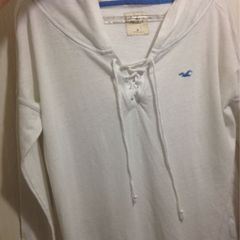 Blusa de store frio hollister branca