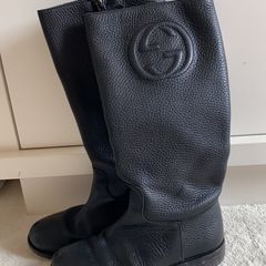 Bota Montaria Gucci Original Semi Nova Marrom Sola 35c/ Tamanho 33 Brasil, Bota Feminina Gucci Original Usado 85782337