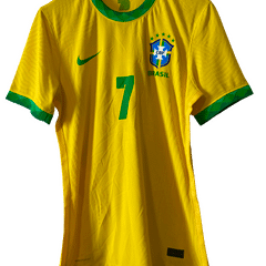 Camisa Brasil 2021/22 Pedro #9 de Jogo Autografada