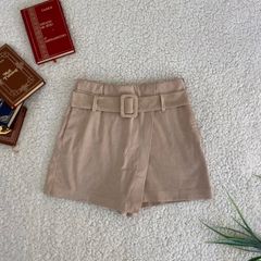 Short Nude Com Cinto, Comprar Moda Feminina