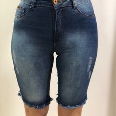 Short Feminino Jeans Short Curto Jeans Rasgado Feminino da Moda