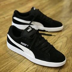 tenis puma preto camurça