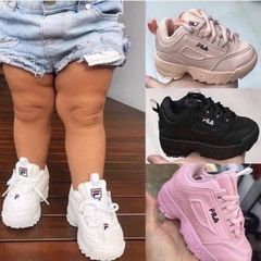 tênis da fila de bebê