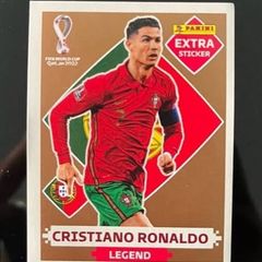 2 Figurinhas Legend Bordo- Mbappé e Cristiano Ronaldo- Originais+40  Figurinhas Sortidas de Brinde | Item de Papelaria Panini Nunca Usado  77022002 