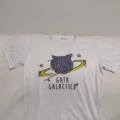 CAMISETA GATO GALÁCTICO PERSONALIZADA