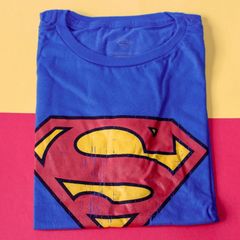 Camisa Compressão Superman Liga Da Justiça Bike Mma Corrida