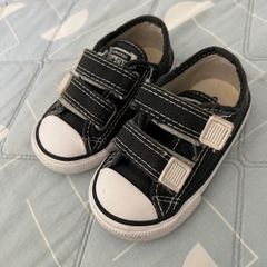 All Star Infantil Preto e Lemon com Luzes 7502-6-94 - Lara Flor Calçados