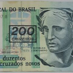 BANCO CENTRAL DO BRASIL 200 DUZENTOS CRUZEIROS UNC! - BB267UXX