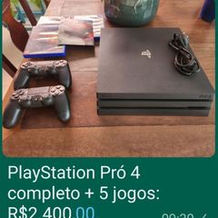 Ps4 Pro Branco 1tb Com Jogo Completo Garantia Nf-e