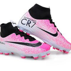 chuteira nike botinha rosa