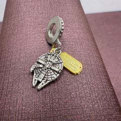 berloque para pandora millenniun falcon star wars nave