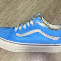 Tenis vans old skool best sale azul bebe