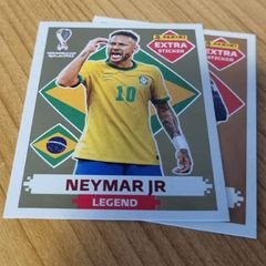 AS 4 LEGENDS NEYMAR JUNIOR (Brasil) - AS 4 FIGURINHAS EXTRA LEGENDS - OURO