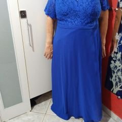 Vestido De Festa Casamento Formatura Madrinha Longo Azul Royal, Comprar  Moda Feminina