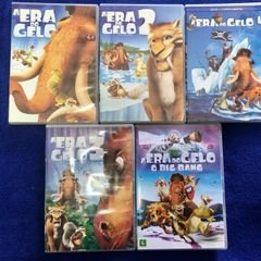 Dvd a Era do Gelo 1, 2, 3 e 4  Item Infantil Dvd Usado 79303193