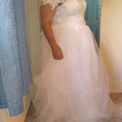 vestido de noiva tamanho 56