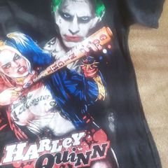 Blusa Da Arlequina Coringa Roupas Esquadrão Suicida Camiseta