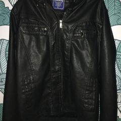 jaqueta de couro masculina xinvmong