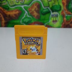 Pokemon Yellow Game Boy Color Gba Original Salvando + Case!