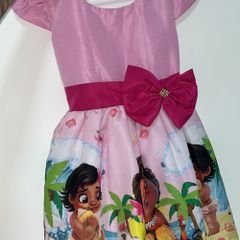 Vestido Infantil Personagem Moana - Tamanho 2 (Veste 2 a 4 Anos), Roupa  Infantil para Menina Nunca Usado 78077057