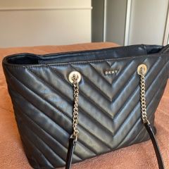 Bolsa DKNY Couro Preta Original - AAOX1