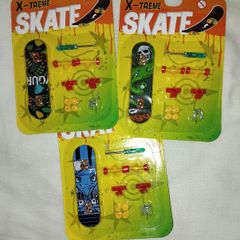 1 Skate De Dedo Desmontável X-treme Com Acessórios