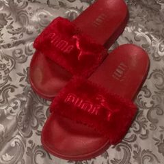 chinelo da puma vinho