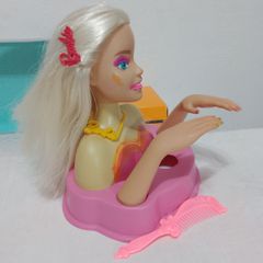 Boneca Barbie Fashion Totally Hair Salão de Beleza Mattel