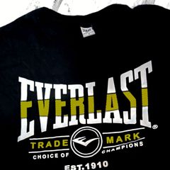 Camiseta Preta Everlast Tam G Importada