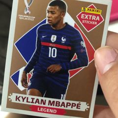 Figurinha Mbappe Legend Bronze Album Copa 2022