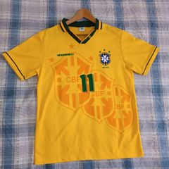 Camisa da Seleção Brasileira Oficial I Umbro 1994 #10 Raí SG - Fanatismo