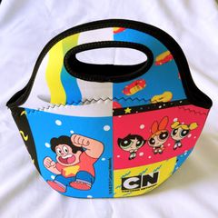 Bolsa /Lancheira Térmica de Neoprene com Viés 29x34cm - Opala