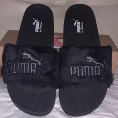 chinelo puma de veludo