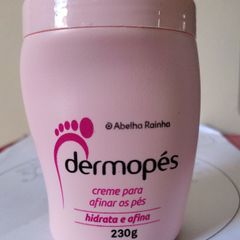 Creme Para Afinar Os Pés Hidrata e Afina Dermopés Abelha Rainha 230g