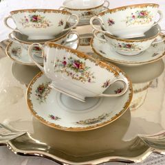 Jogo Antigo de Xícara Chá, Café e Bolo - Porcelana Casca de Ovo | Móvel de  Antiquário Porcelana Japonesa Usado 59087117 | enjoei