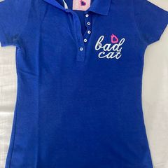 Camisa Social de Bolinha  Camisa Feminina Bad Cat Usado 37185023
