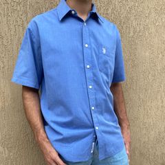 Camisa Polo Assn Uspa - Azul Petróleo