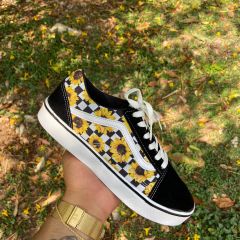 tênis da vans de girassol
