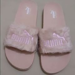 chinelo da puma feminino de pelucia