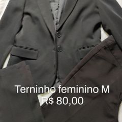 Terno feminino social - Preto