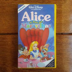 Vhs Dvd Alice No Pais Das Maravilhas Espelhos Xadrez