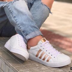 tenis branco baixinho feminino