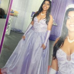 Vestido de Festa Curto Rendado para Dama de Honra Debutantes