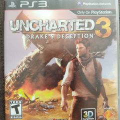 Jogo Uncharted 3 Drake's Deception Favoritos PS3 Mídia Física