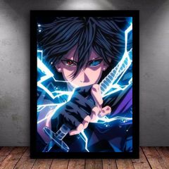 Quadro decorativo Sasuke Marca da Maldição Naruto Shippuden