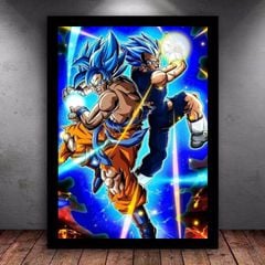 Quadro decorativo Vegeta Saiyajin Blue Dragon Ball