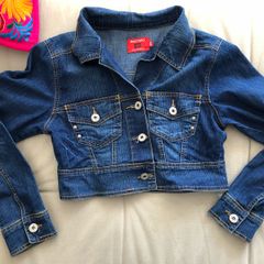 jaqueta feminina jeans destroyed biotipo