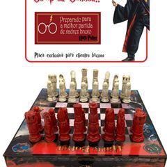 Xadrez do Harry Potter, Jogo de Tabuleiro Santo Agostini Nunca Usado  39547110