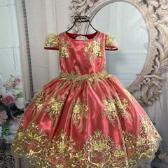 Vestido Realeza Infantil Luxo | Comprar Moda Infantil | Enjoei