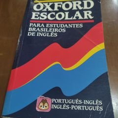 Dicionário Oxford Escolar Português-Inglês Inglês-Português, Livro Oxford  Usado 90305762